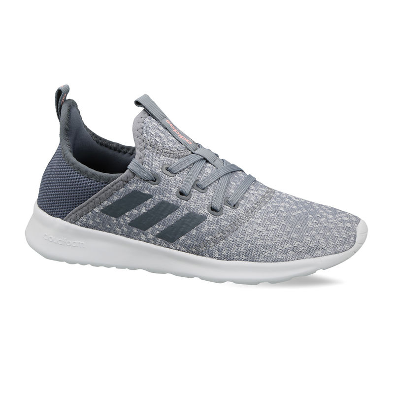 adidas Cloudfoam Pure Grey Casual Shoes UK 4