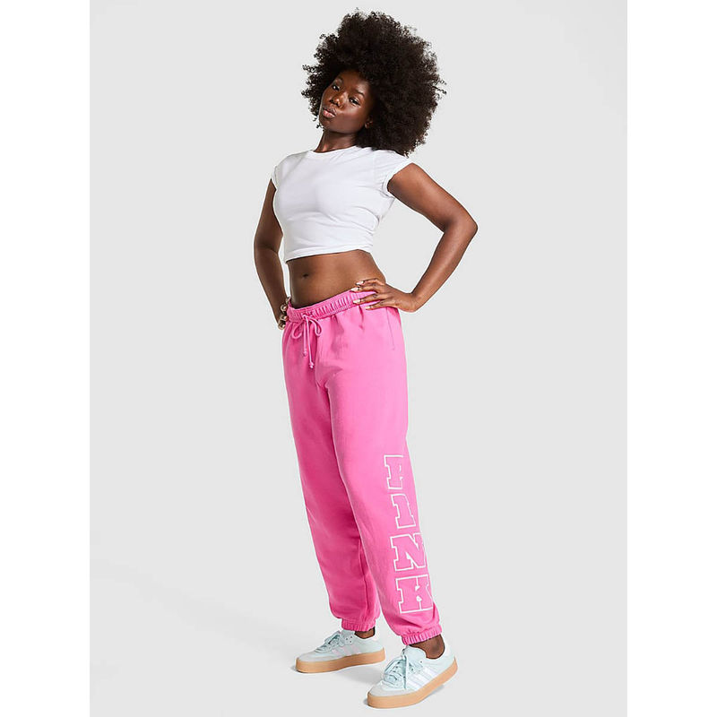 Victoria's Secret Pink Ivy Fleece Campus Sweatpants (XL)