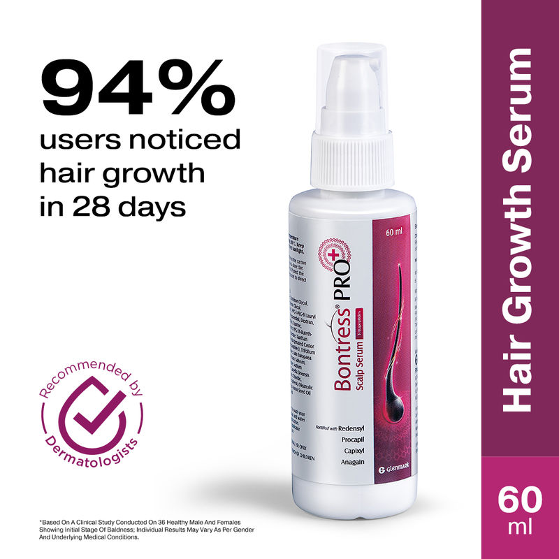 Bontress Pro+ Hair Serum With Tetrapeptides - Redensyl, Procapil, Capixyl, Anagain