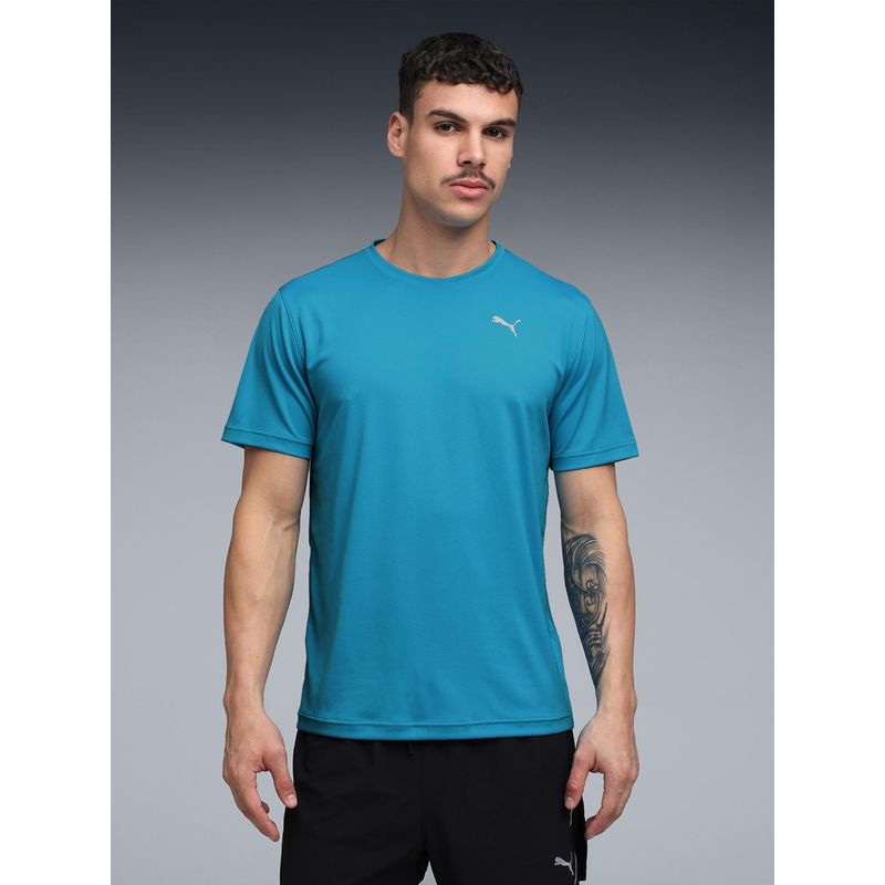 Puma Graphics Running Faster Mens T-shirt - Blue (M)