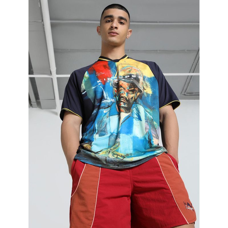 Puma x KIDSUPER Graphic Mens Oversized Jersey - Blue (S)