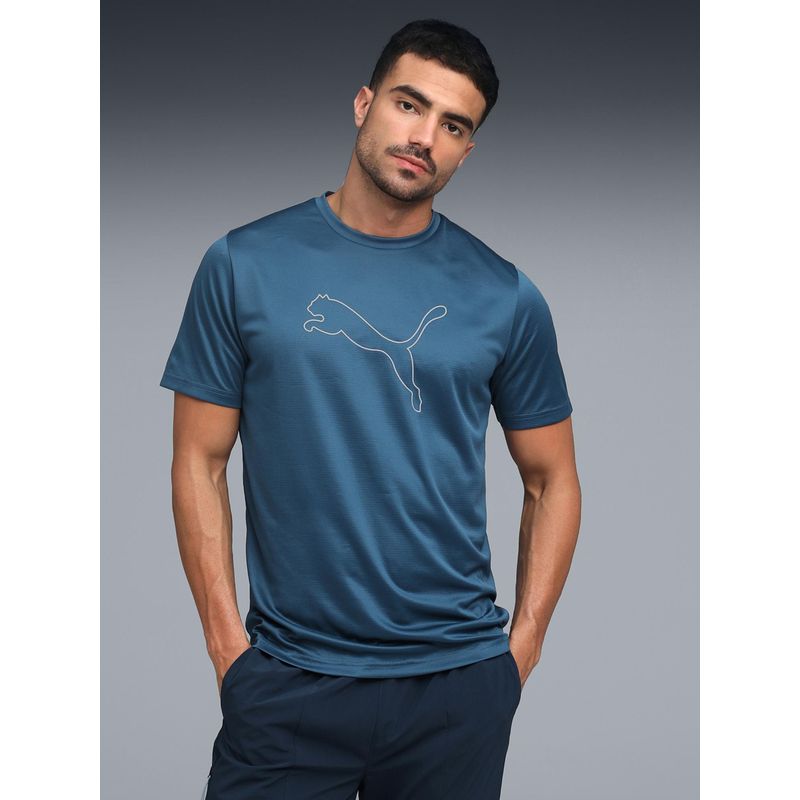 Puma Train All Day Elevated Mens Training T-shirt - Blue (L)