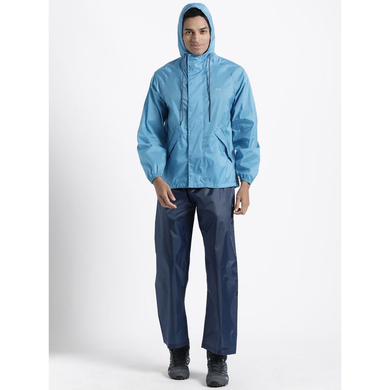 Wildcraft Men Blue Solid Rain Jacket (XL)