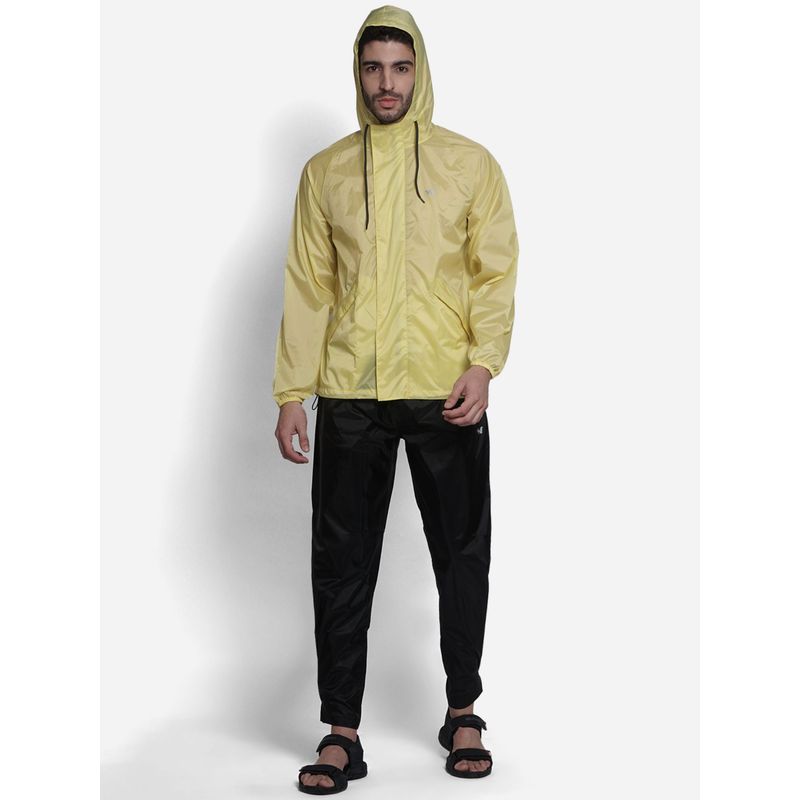 Wildcraft Men Yellow Solid Rain Jacket (XL)