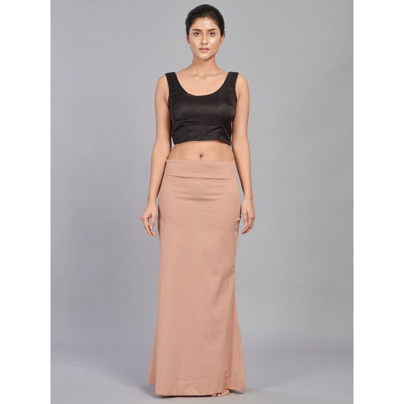I AM BY DOLLYJAIN Cotton Lycra D'coat Brown (S)