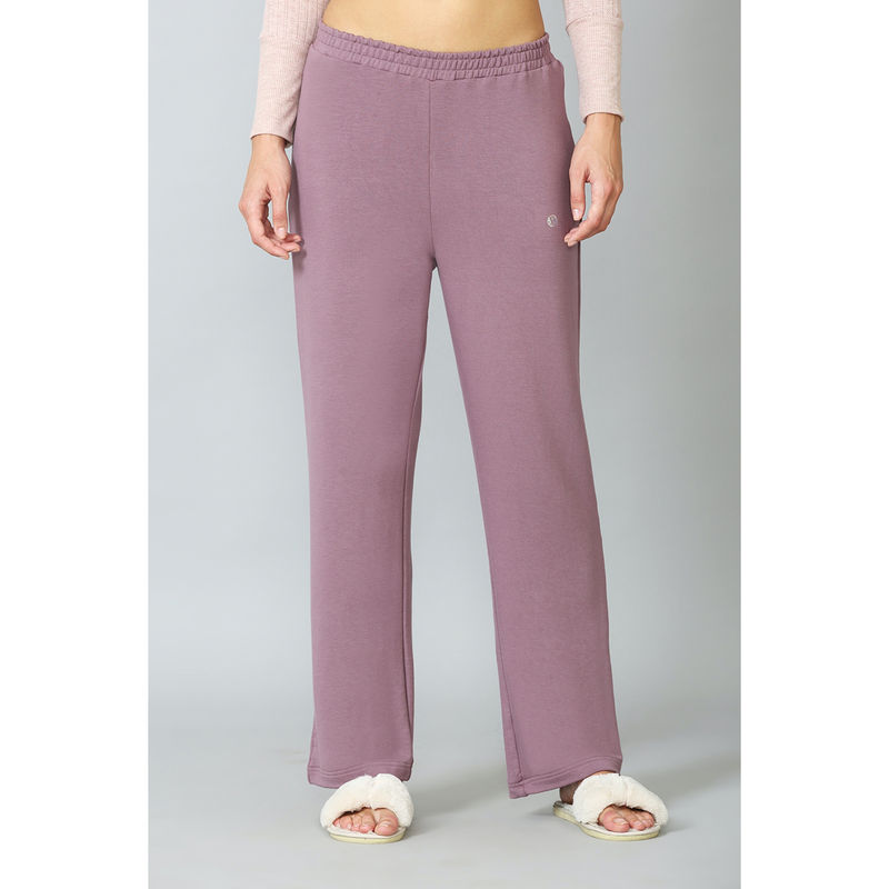 Van Heusen Women Functional Pocket & Wide Leg Opening Lounge Pyjamas - Potent Purple (L)