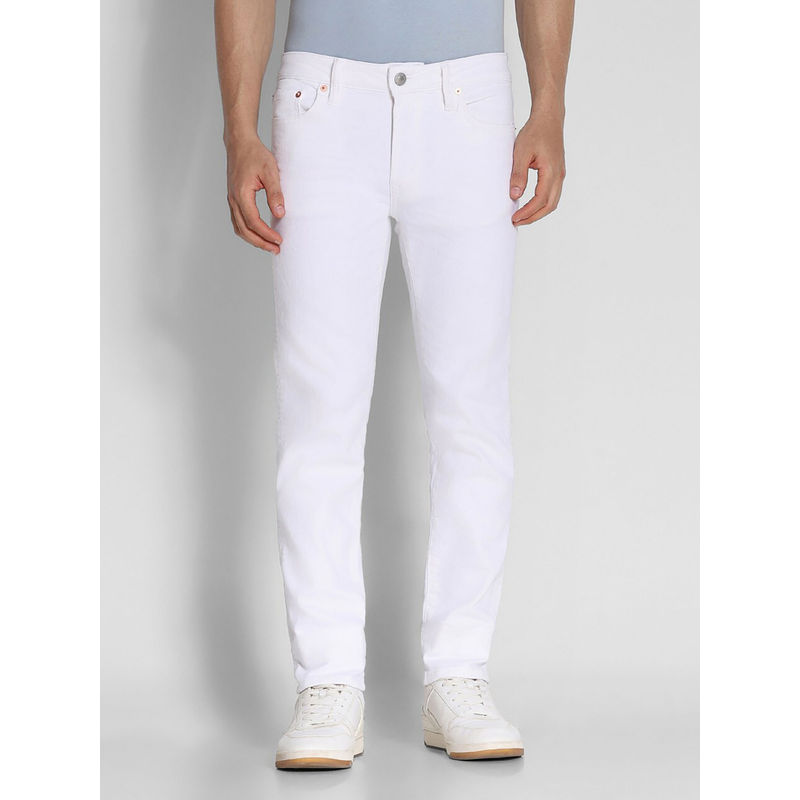 American Eagle Men White Air Flex+ Slim Fit Jeans (30)