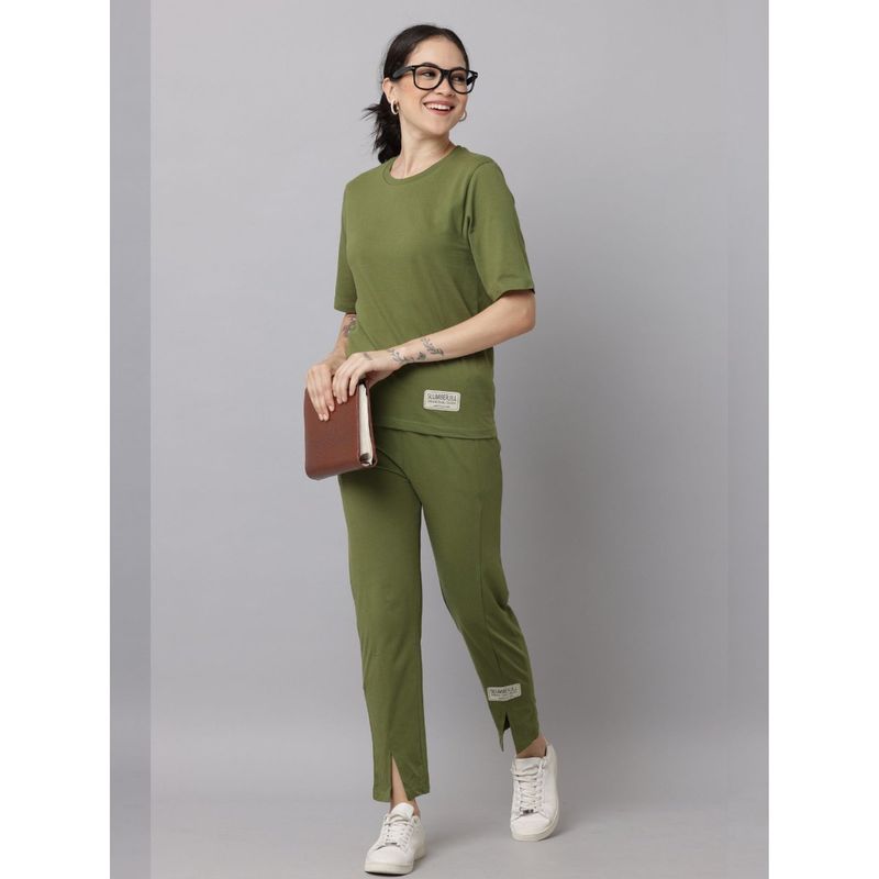 jill Buy Slumber Jill Green Slumber Jill Premium T-Shirt with Pant (Set