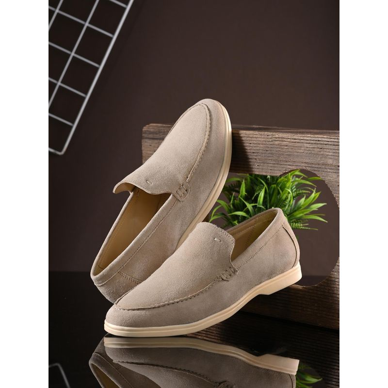 CARLO ROMANO Suede Leather Moccasin Loafer Shoes For Men (UK 6)