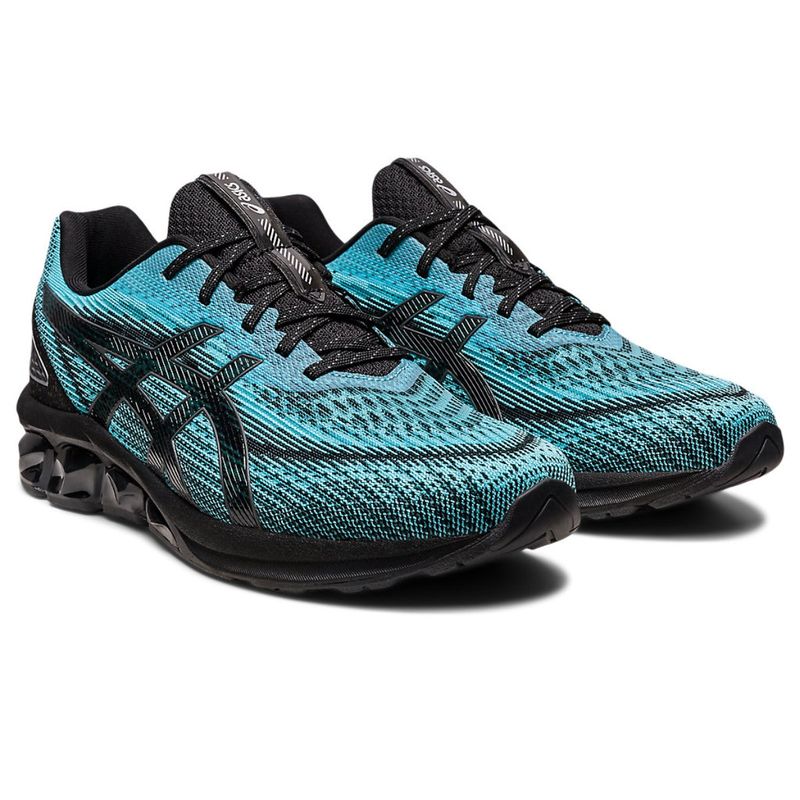 Black and blue asics sale