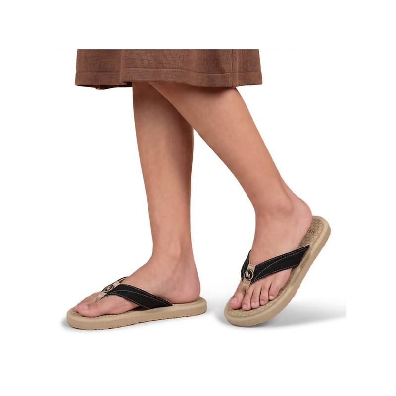 Neeman's Unisex Eco Flips 2.0 Orthopedic Flipflops - Beige (UK 10)
