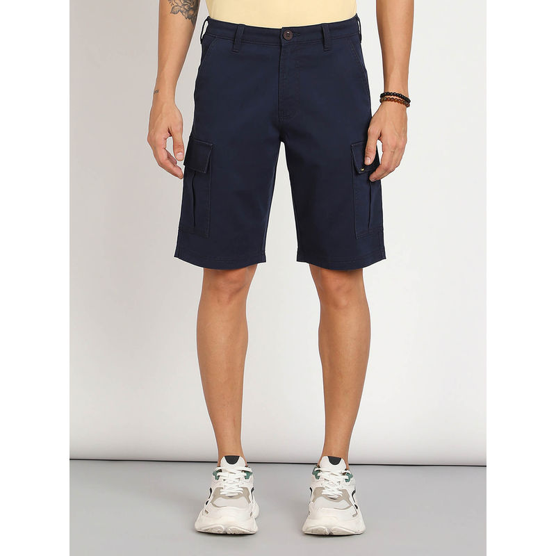 Lee Men's Blue Cargo Shorts (32)