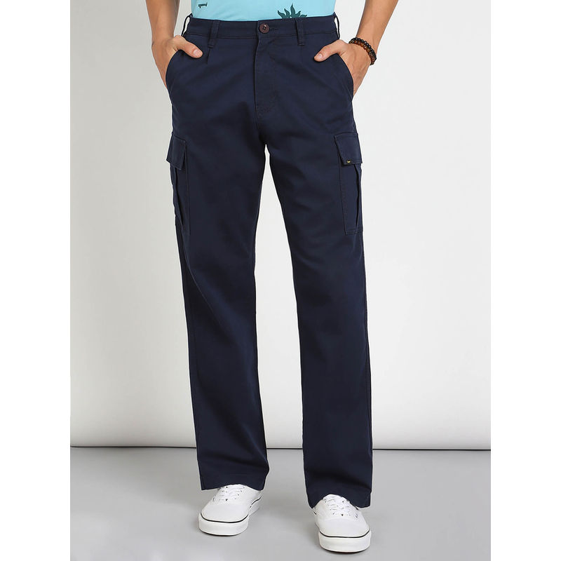 Lee Men's Blue Cargo Trouser (36)
