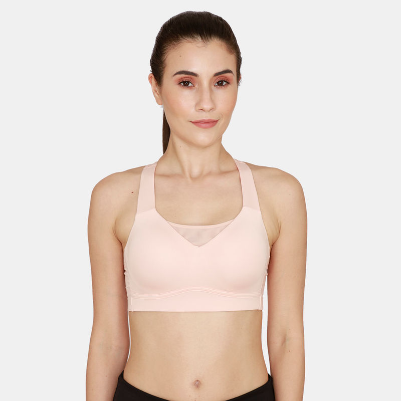 Zivame Zelocity High Impact Padded Wide Waist Band Sports Bra Evening