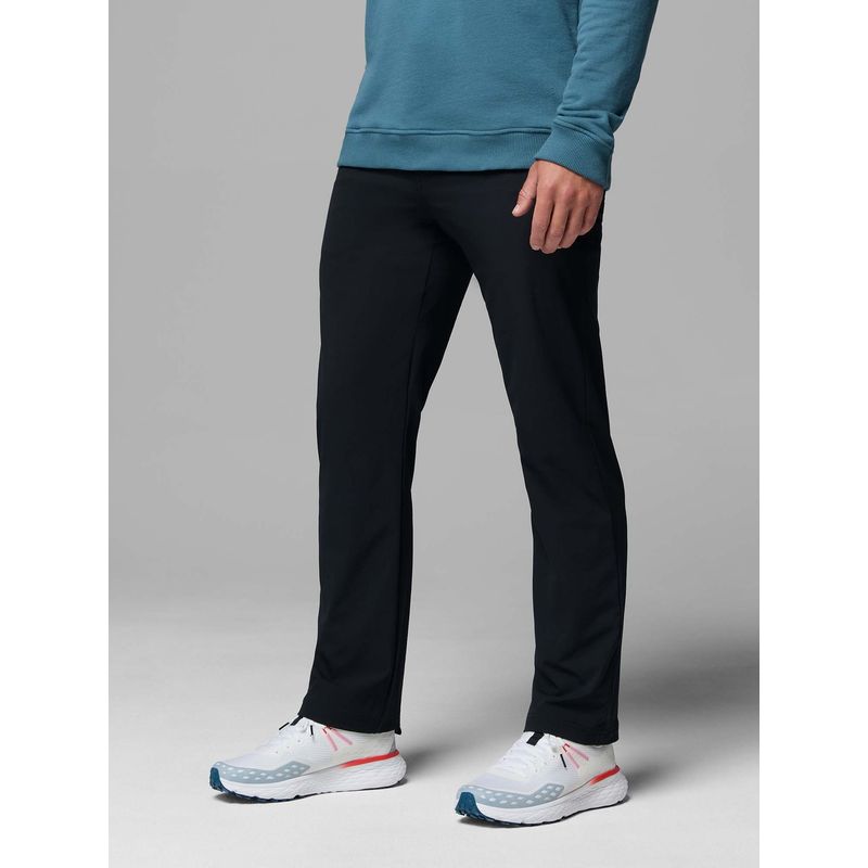 Columbia Black Solid Slim Trouser (30)