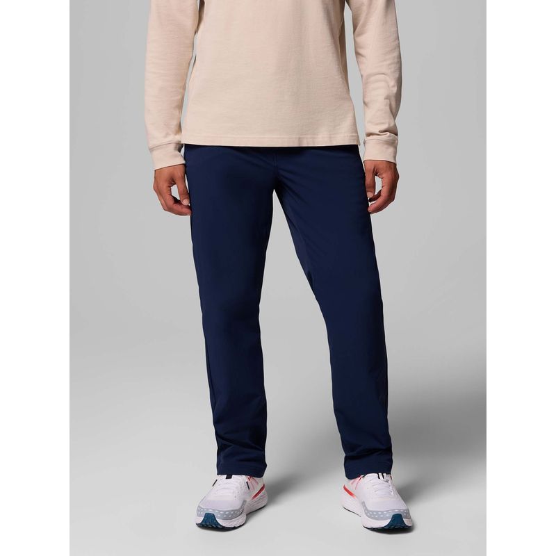 Columbia Navy Blue Solid Regular Chino Pant (30)