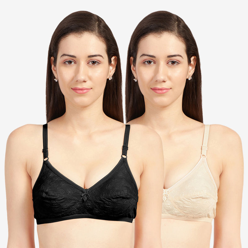Sonari Ladli Non-Padded Regular Bra - Multi-Color (34B)