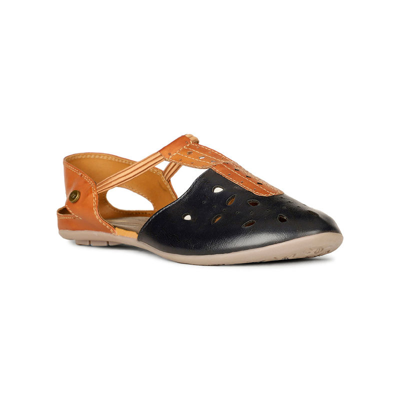 Bata Women Slip-On Ballerina- Black (UK 3)