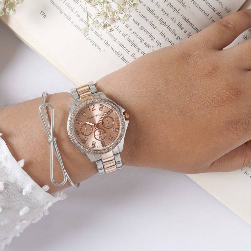 Joker & Witch Paris Glam Watch Bracelet Stack (L)
