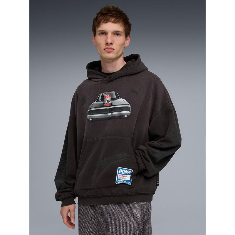 Puma X FAST & FURIOUS Men's Printed Basketball Hoodie (M)