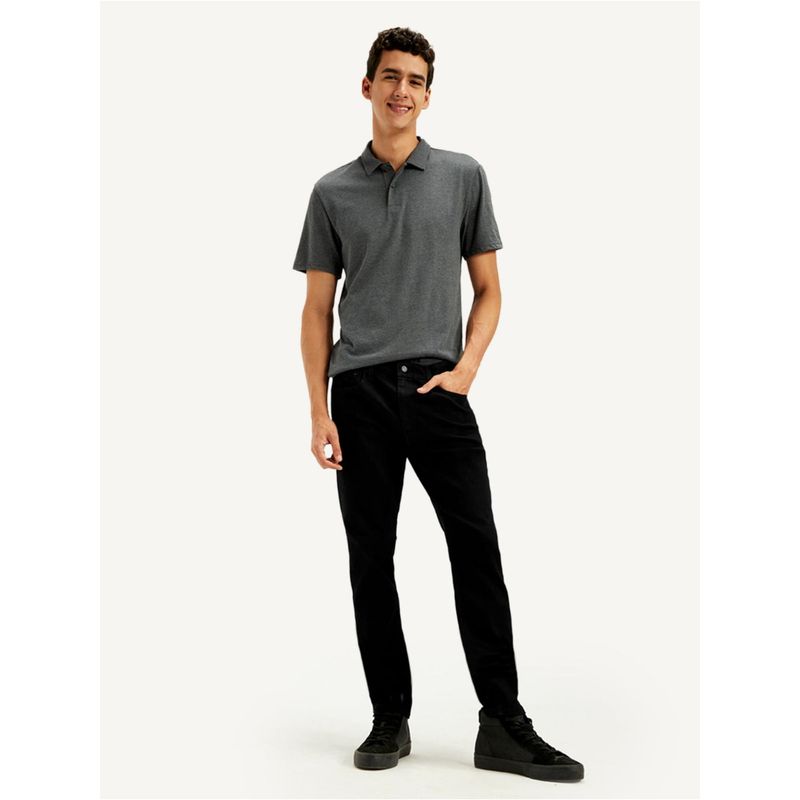 Levi's Mens 512 Black Slim Skinny Fit Mid Rise Jeans (30)