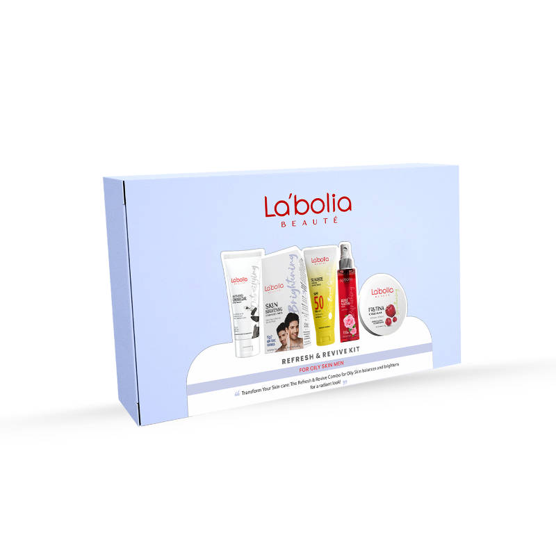 Pedro Labolia Buy Labolia Beaute Refresh & Revive Kit For Oily Skin Men - Oil Control ...