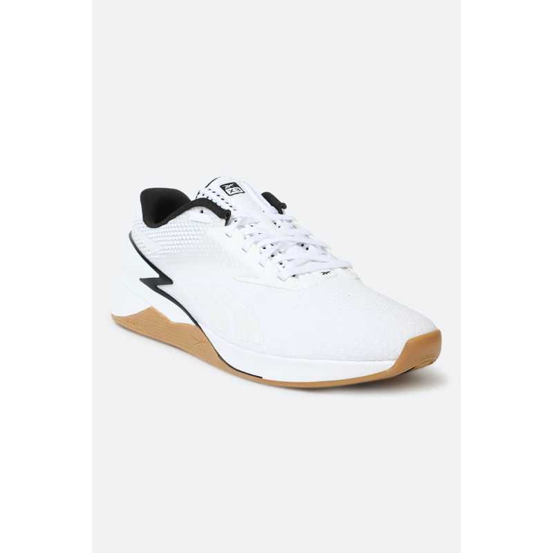Reebok Unisex White Nano X3 Shoes (UK 8)
