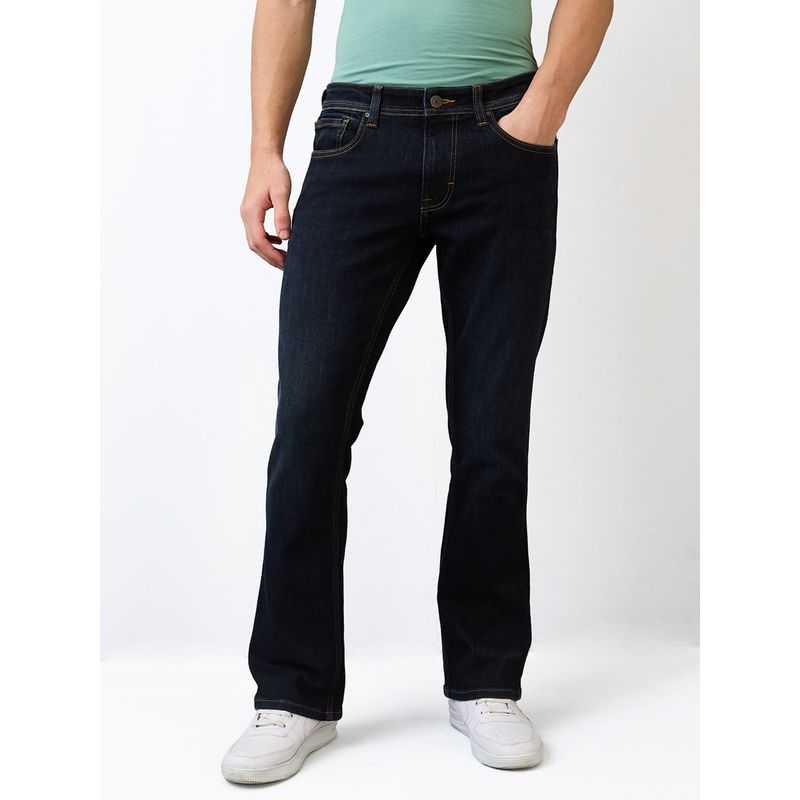 Spykar Men Regular Fit Mid Rise Cotton Casual Jeans (38)