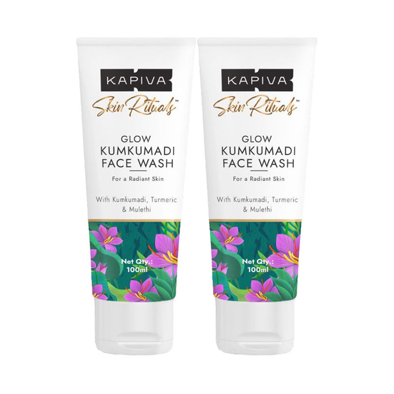 Kapiva Ayurveda Skin Rituals Kumkumadi Glow Face Wash Pack of 2 Buy