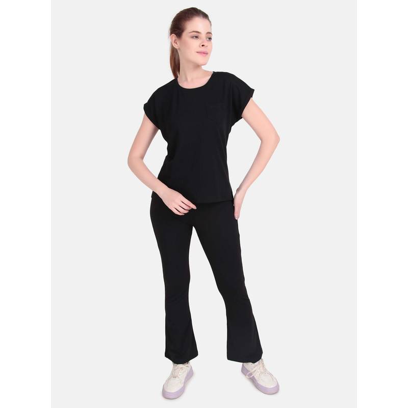Wear Jukebox Whisper T-Shirt and Pant Women Black (S)
