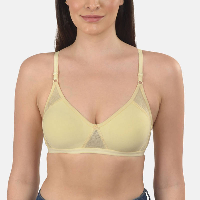Mod & Shy Women Solid Non Pdded Bra - Beige (36B)