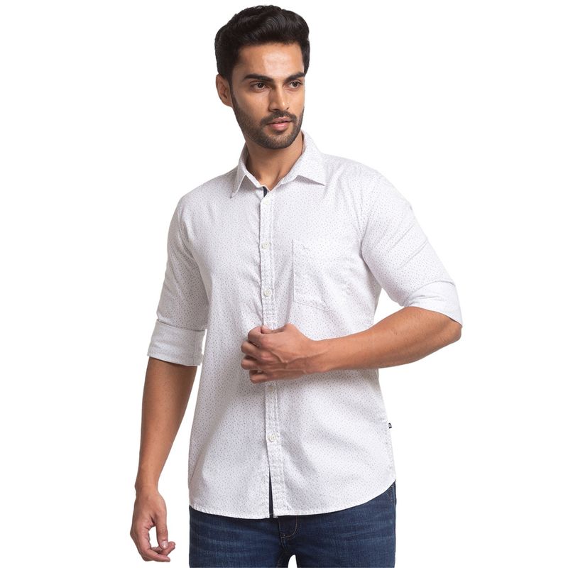 Parx White Casual Shirt (XL)