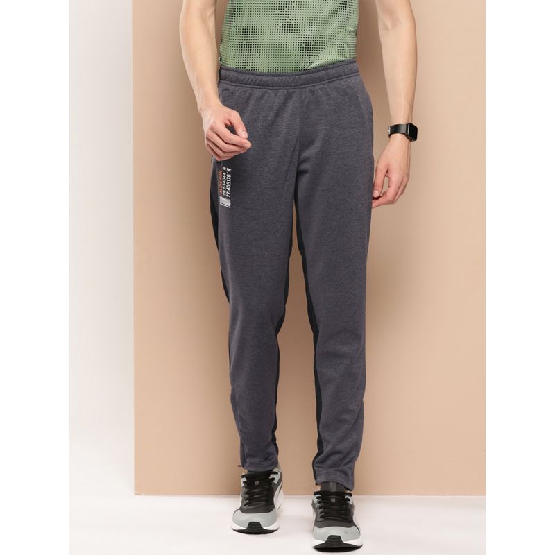 Alcis Men Colourblocked Slim Fit Running Track Pants (L)