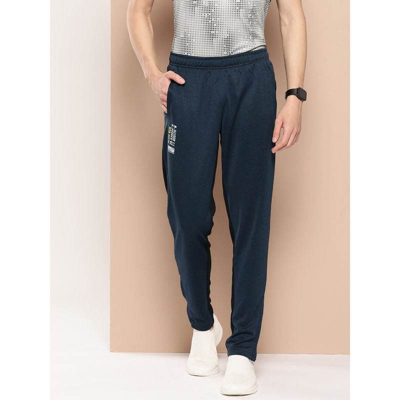 Alcis Men Colourblocked Slim Fit Running Track Pants (L)