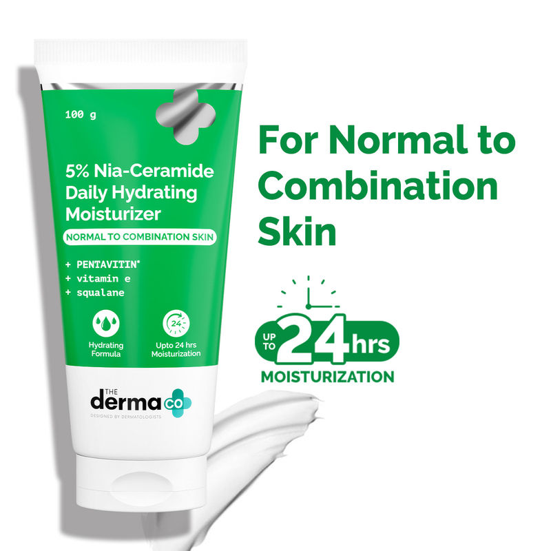 Buy The Derma Co 5% Nia-Ceramide Daily Hydrating Moisturizer for Normal ...