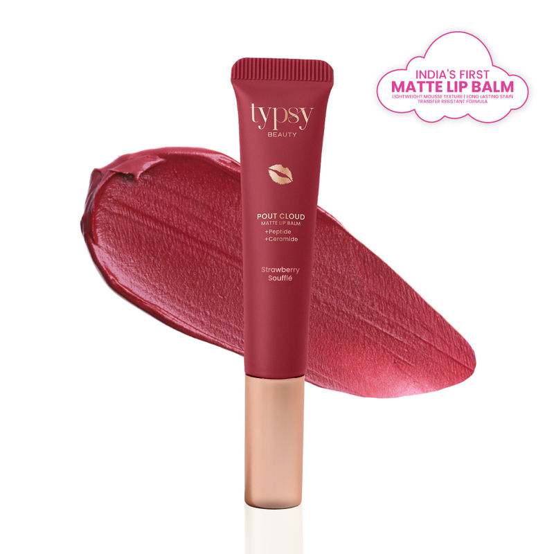 Typsy Beauty Pout Cloud Matte Lip Balm - Strawberry Souffle