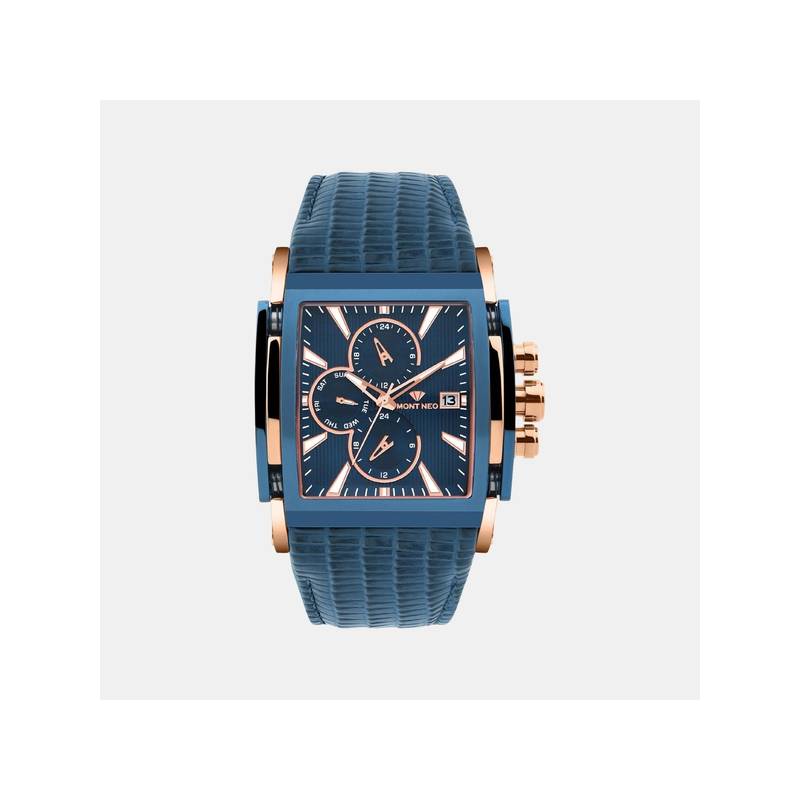 Buy Mont Neo Blue Stainless Steel Chronograph Watch (G1057M-L3505