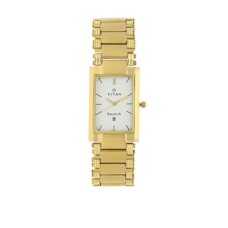 Buy Titan NM1234YM01 Silver Dial Analog Watch For Men Online