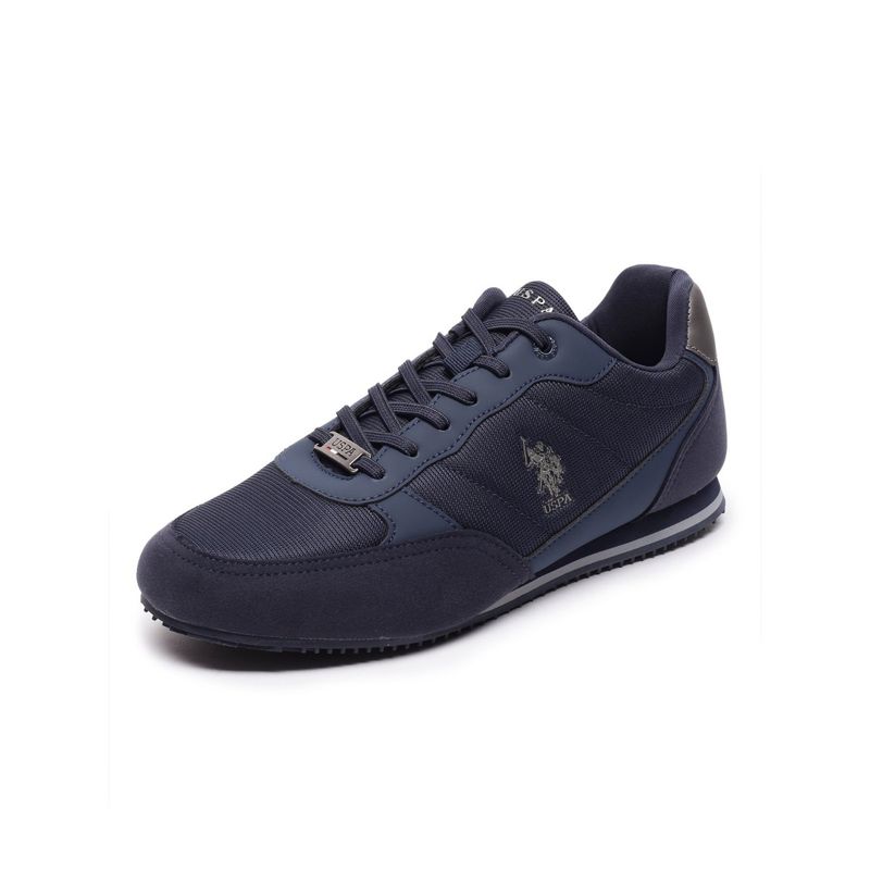 Buy U.S. POLO ASSN. Eliza Mens Casual Solid Plain Navy Blue Lace