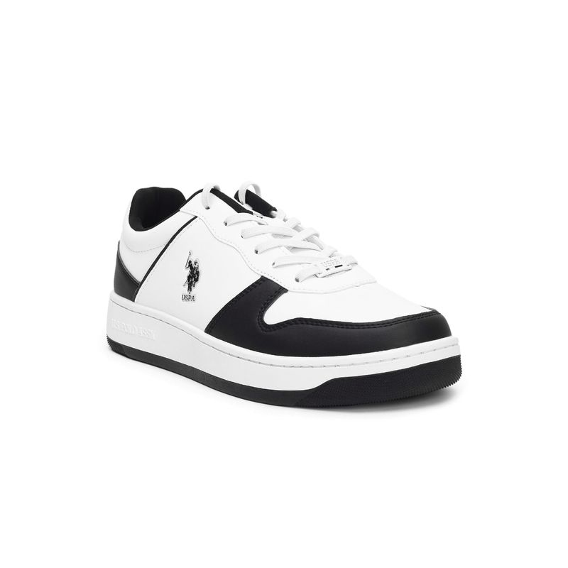 U.S. POLO ASSN. Jaxon Mens Colorblock Black Sneakers (UK 7)