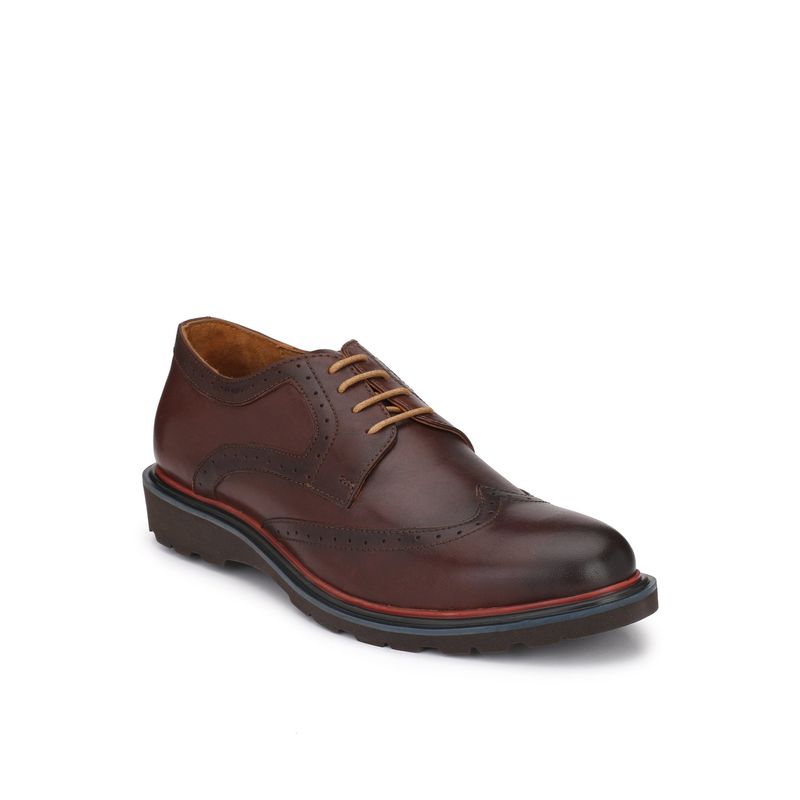 Delize Brown Brogue Shoes (UK 6)