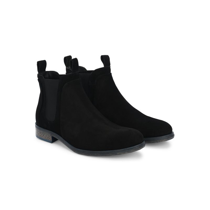 Delize Mens Black Ankle Boots (UK 11)