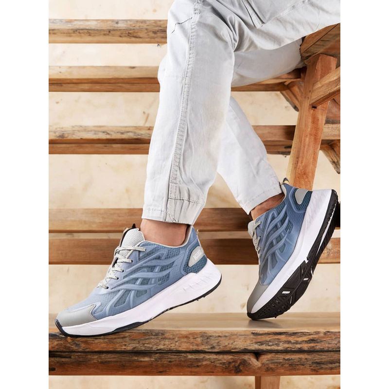 Bacca Bucci Helix Mens Low Top Casual Athleisure Running Shoes Grey (UK 6)