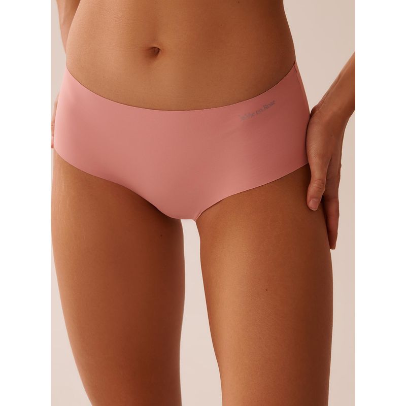 La Vie En Rose Microfiber Invisible Hip Hugger Panty Pink (S)