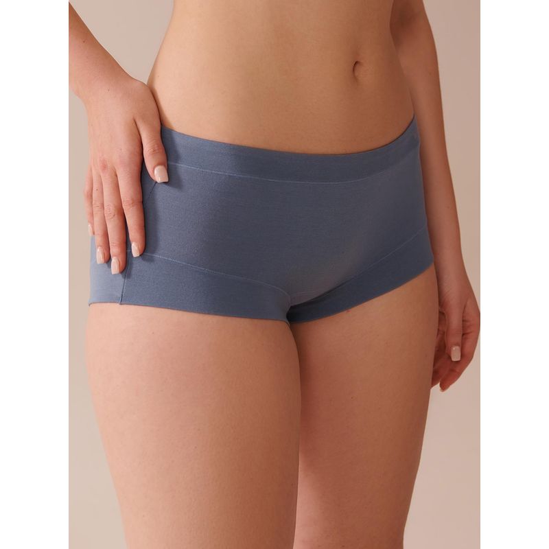 La Vie En Rose Modal Boyleg Panty Blue (S)