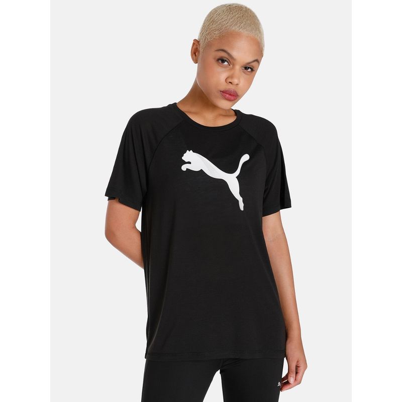 Puma Evostripe Womens Black T-Shirt (XS)