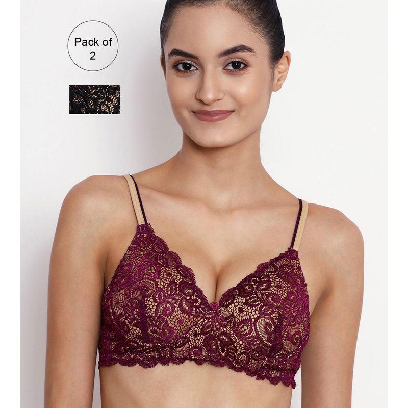 Abelino Set Of 2 Heavily Padded Bra - Multi-Color (28B)