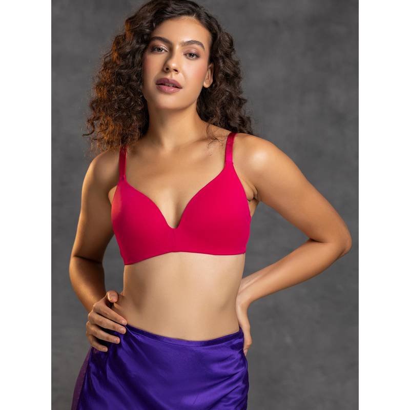 Chelvet Lightly Padded Classic T-Shirt Bra (32C)