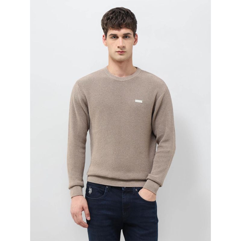 U.S. Polo Assn. Denim Co. Men's Patterned Knit Regular Fit Sweater (M)