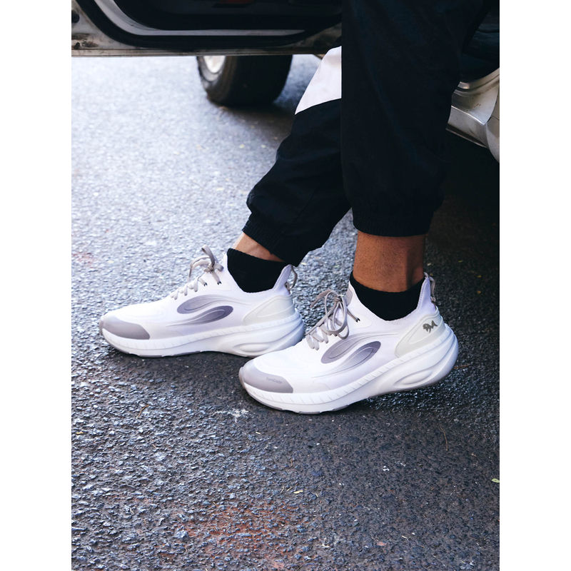 Neeman's Begin Walk- Cruise White and Grey Sneakers (UK 6)